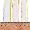 12 Yards 4 Colors Polyester & Polycotton Mesh Ribbons Sets SRIB-M012-03-3