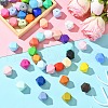 Hexagon Food Grade Silicone Focal Beads SIL-CJC0005-07-6