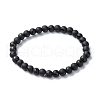 Frosted Glass Beads Stretch Bracelets BJEW-I296-06-1