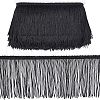 Polyester Latin Fringe Lace OCOR-WH0066-09A-1