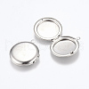 304 Stainless Steel Locket Pendants STAS-E144-016P-2