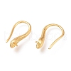 Brass Earring Hooks KK-H102-09G-2