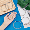 Gorgecraft 6Pcs 304 Stainless Steel Jump Rings STAS-GF0001-14-3