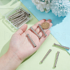  20Pcs Alloy Cord Ends FIND-NB0005-35P-3