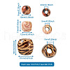 300Pcs 3 Style Wooden Beads WOOD-PJ0001-04-17
