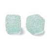 Drusy Cube Resin Rhinestone Beads RESI-C038-02E-1