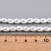 Baking Painted Pearlized Glass Pearl Bead Strands HY-T002-01B-01-4