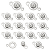 Unicraftale 304 Stainless Steel Snap Clasps STAS-UN0009-06P-1