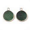Natural White Jade Pendants G-S359-007B-2