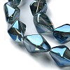 Electroplate Transparent Glass Beads Strands EGLA-E060-01A-FR04-3