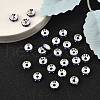 Brass Grade A Rhinestone Spacer Beads RB-A014-Z8mm-05S-2