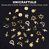 Unicraftale 304 Stainless Steel Pendants STAS-UN0006-92G-5