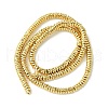Electroplated Synthetic Non-Magnetic Hematite Beads Strands G-H020-F01-03-2