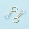 Glass Seed Beads Leverback Earrings EJEW-MZ00398-03-4