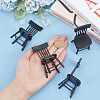Mini Wood Chairs AJEW-WH0041-76C-8