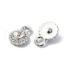 Rack Plating Alloy Rhinestone Charms FIND-M014-16C-P-2