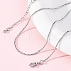 Brass Cardano Chains Necklaces for Women NJEW-D302-59P-1