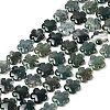 Natural Moss Agate Beads Strands G-NH0009-A01-01-2