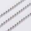 Tarnish Resistant 304 Stainless Steel Ball Chains CHS-F005-05P-1