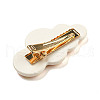 Cute Cloud Resin Alligator Hair Clips AJEW-U004-04E-2