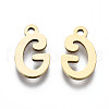 201 Stainless Steel Charms STAS-T044-217G-G-2