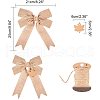 Linen Bowknot DIY-PH0001-76-2