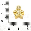 Rack Plating Brass Micro Pave Cubic Zirconia Beads KK-Z081-18-3