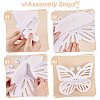 Wooden Wall Hanging Displays ODIS-WH0061-58-4
