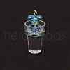 AB Color Plastic Pendants KY-CJC0017-02H-1
