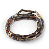 Electroplated Non-magnetic Synthetic Hematite Beads Strands G-P408-N-4x4-2