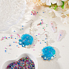 Olycraft 150g 10 Colors Transparent Round Caviar Beads MRMJ-OC0002-80-5