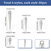 SUNNYCLUE 120Pcs 4 Styles Tibetan Style Alloy Pendants FIND-SC0009-57-2