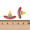 Cinco De Mayo Theme Alloy Enamel Pendants ENAM-V001-05K-G-3