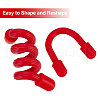 Gorgecraft 12 Strands 12 Style Reusable Silicone Cable Tie AJEW-GF0005-39-4