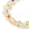 Electroplate Glass Beads Strands EGLA-L045-H-HP01-3