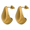 304 Stainless Steel Teardrop Stud Earrings for Women EJEW-S272-03G-4