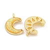 Translucent Resin Pendants KK-M291-23G-01-2
