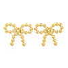 Ion Plating(IP) 304 Stainless Steel Stud Earrings for Women EJEW-N054-20G-1