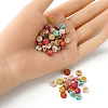 300pcs 2 Styles Opaque Mixed Color Acrylic Beads MACR-YW0002-58A-3