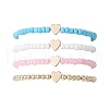 4Pcs Glass Beaded Stretch Bracelets for Women BJEW-JB11504-3