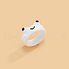 Frog Resin Plain Band Rings for Women Girls FS-WG41763-03-1