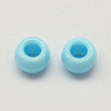 Opaque Acrylic European Beads SACR-Q112-04-1