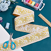    4.7~5 Yards Elephant/Cross/Rhombus Ethnic Style Polyester Jacquard Wide Ribbon OCOR-PH0004-33-5