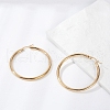 201 Stainless Steel Big Hoop Earrings EJEW-F205-14G-B-1