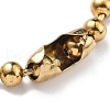 304 Stainless Steel Ball Chain Necklaces CHS-F009-01H-45cm-G-3
