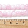 Crackle Glass Beads Strands X1-GLAA-U001-8mm-03-4