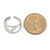 304 Stainless Steel Open Cuff Rings for Unisex RJEW-Q003-03P-3