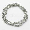 Electroplate Glass Bead Strands EGLA-J138-A-PL04-2