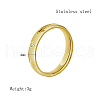 Arrow Pattern Stainless Steel Finger Ring for Women HA9923-2-5