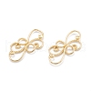 Brass Linking Rings KK-K251-18G-2